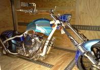 7' x 12' Enclosed Trailer, ENC2, With Custom Chopper
