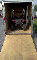 6' x 10' Enclosed Trailer, ENC1, with Golf Cart