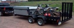 Toy Hauler Camper with 2 Pitster Pro Pit Bikes