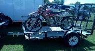 5' x 8' Rental, UT1, with Full Size Dirt Bike